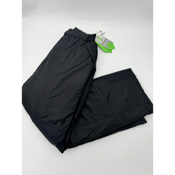 Kids Snow Pants Lot 2 Black Insulated Ski Snowboarding Sz 10 12 Free Country NEW - Picture 4 of 7